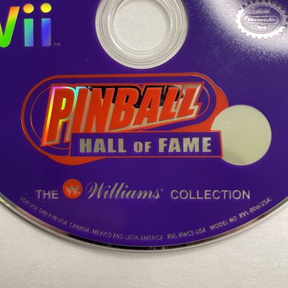Pinball Hall of Fame: The Williams Collection (Nintendo Wii, 2008) Disc Only - Picture 3 of 6